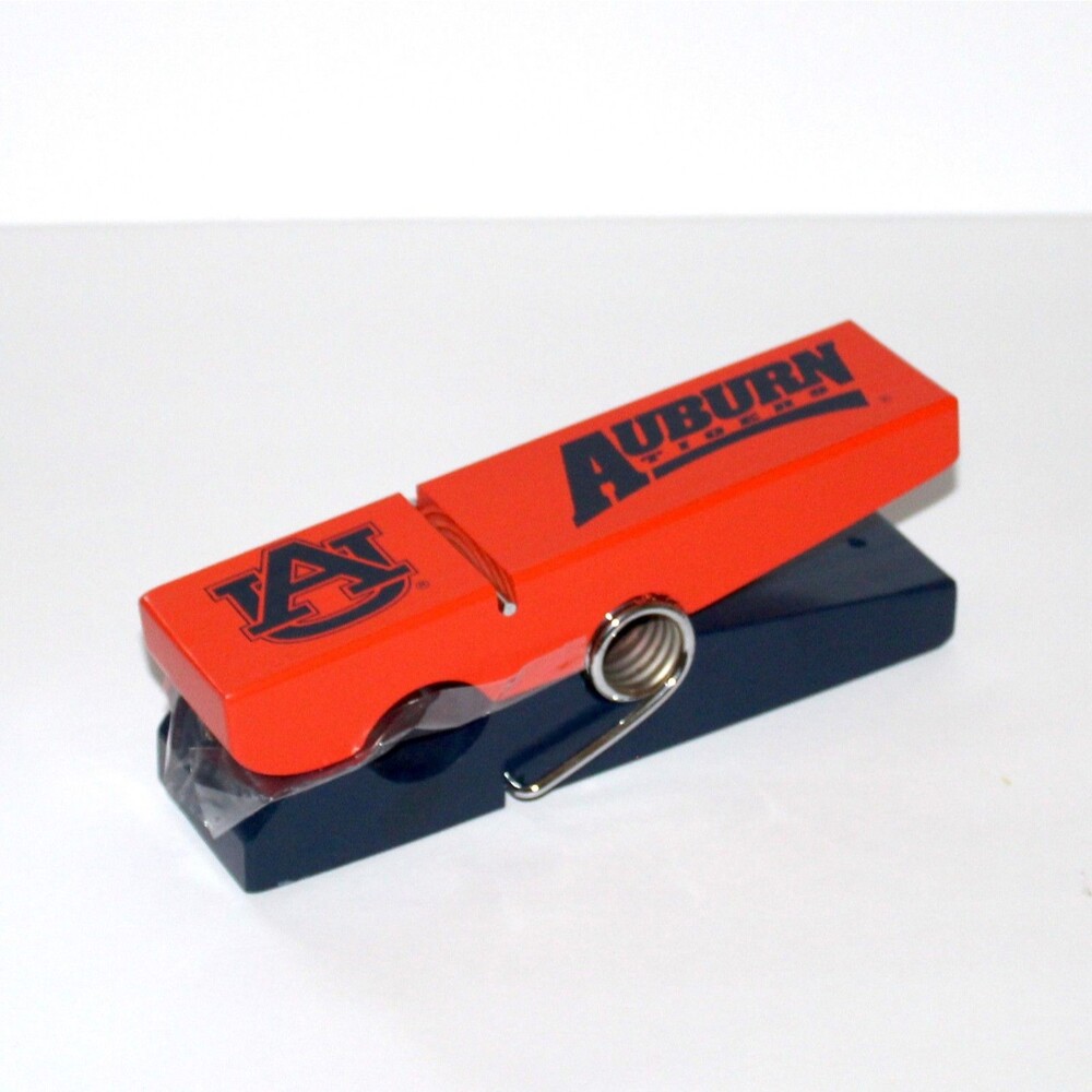 Auburn Tigers 8" Jumbo Clothespin wood metal University NCAA football Alabama